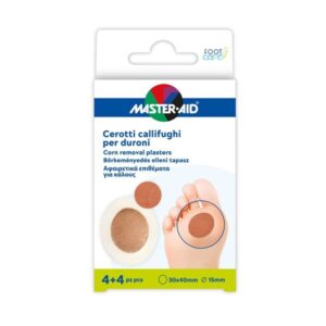 MASTER AID FLASTER ZA KURJE OKO OKRUGLI SA SALICILNOM KISELINOM 4+4 KOMADA