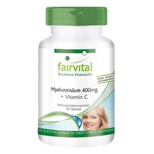 FAIRVITAL HIJALURONSKA KISELINA 400MG+VITAMIN C ZA ZDRAVLJE ZGLOBOVA 90 TABLETA