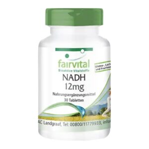 FAIRVITAL NADH 12MG KOENZIM ZA STVARANJE ENERGIJE 30 TABLETA