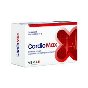 CARDIOMAX DODATAK ZA ZDRAVLJE SRCA I KRVNIH ŽILA 30 KAPSULA