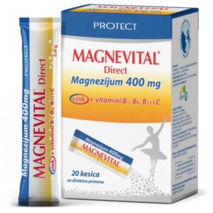MAGNEVITAL DIREKT MAGNEZIJ 400MG 20 VREĆICA