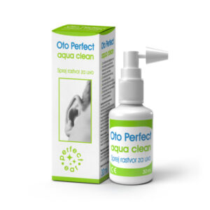 OTO PERFECT AQUA CLEAN SPREJ ZA UHO S VODIKOVIM PEROKSIDOM ZA ISPIRANJE UHA 30ML