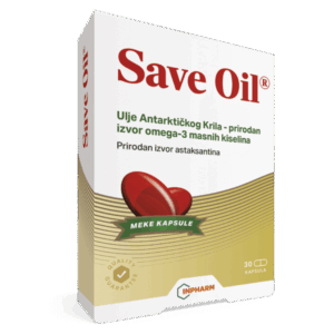 SAVE OIL 500MG DODATAK ZA ZDRAVLJE SRCA I KRVNIH ŽILA 30 KAPSULA