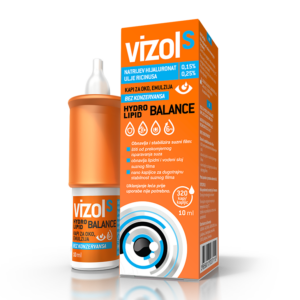 VIZOL S HYDRO LIPID BALANCE KAPI ZA OČI KOD SUHOG OKA 10ML