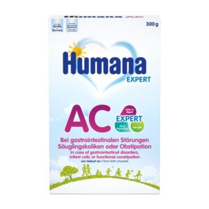 HUMANA AC EXPERT MLIJEČNA FORMULA KOD KOLIKA I ZATVORA KOD BEBA 300G