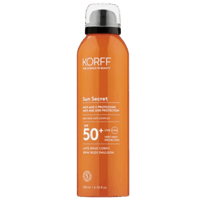 KORFF SUN SECRET BODY EMULSION SPREJ SPF50+ ZA TIJELO 200ML