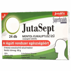 JUTAVIT JUTASEPT PASTILE ZA GRLO MENTOL I EUKALIPTUS 24 KOMADA
