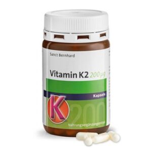 SANCT BERNHARD VITAMIN K2 200MCG ZA NORMALNO ZGRUŠAVANJE KRVI 120 KAPSULA