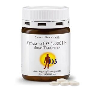 SANCT BERNHARD VITAMIN D3 1000IU ZA ZDRAVE KOSTI 250 KAPSULA