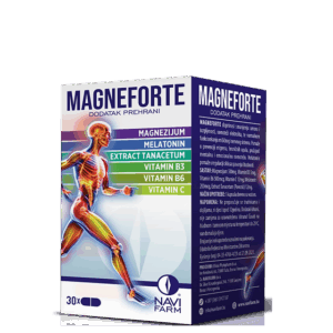 NAVIFARM MAGNEFORTE MAGNEZIJ+MELATONIN KAPSULE A30
