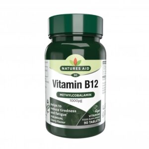 NATURES AID VITAMIN B12 SUBLINGVALNE TABLETE 1000MCG A90