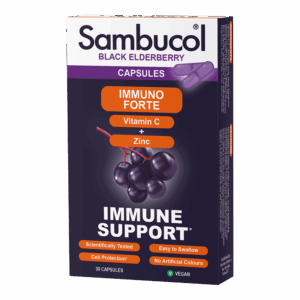 SAMBUCOL IMMUNO FORTE KAPSULE SA CRNOM BAZGOM+VITAMINI C+CINK   ZA IMUNITET A30