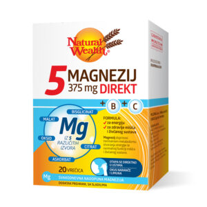 NATURAL WEALTH MAGNEZIJ 5 OBLIKA 375MG DIREKT VREĆICE A20