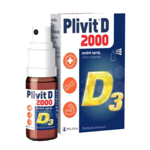 PLIVIT D3 2000IU SPREJ ZA ZDRAVE KOSTI 10ML