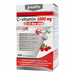 JUTAVIT VITAMIN C 1000MG+D3+C DUO PLUS RETARD TABLETE S PRODULJENM DJELOVANJEM 100 TABLETA