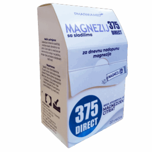 PHARMAMED MAGNEZIJ 375 DIREKT 20 VREĆICA