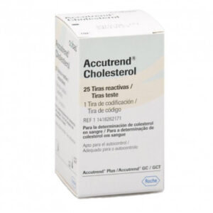 ROCHE ACCUTREND TEST TRAKE CHOLESTEROL 25 KOMADA