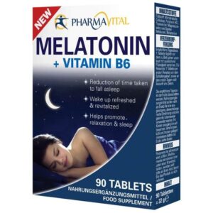 PHARMAVITAL MELATONIN+VITAMIN B6 TABLETE ZA LAKŠI SAN A90