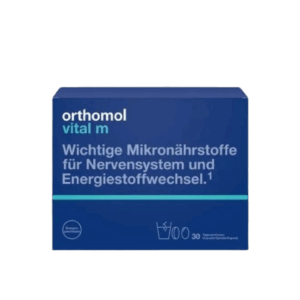 ORTHOMOL M DODATAK ZA NORMALNO FUNKCIONIRANJE ŽIVČANOG SUSTAVA I ENERGIJU ZA MUŠKARCE 30 DOZA