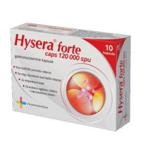 PHARMANOVA HYSERA FORTE SERAPEPTAZA KAPSULE KOD UPALA I BOLOVA A10