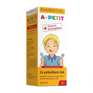 PHARMOVAL A-PETIT SIRUP ZA APETIT ZA DJECU I ODRASLE 200ML