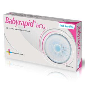 TEST ZA UTVRĐIVANJE TRUDNOĆE BABYRAPID HCG TEST KARTICA