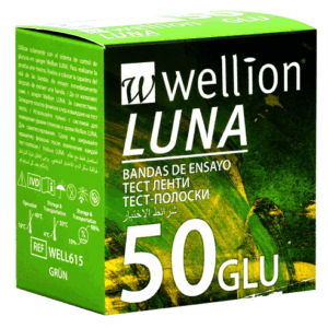 WELLION LUNA TRAKICE ZA MJERENJE GLUKOZE U KRVI 50 KOMADA