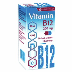 NATURA PHARM VITAMIN B12 200 MCG SPREJ 30ML