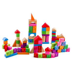 PINO DRVENE KOCKE BLOKOVI 100 KOMADA