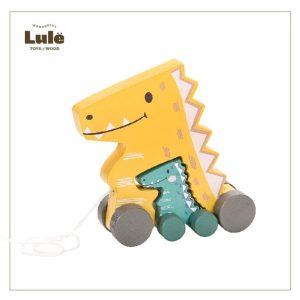 LULE IGRAČKA NA POVLAČENJE MAMA I DINO