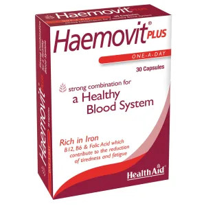 HEALTH AID HEAMOVIT ŽELJEZO+VITAMIN+MINERALI 30 KAPSULA