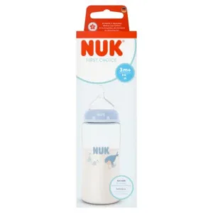 NUK FIRST CHOICE BOČICA PLASTIČNA 300ML S TEMPERATURNIM INDIKATOROM