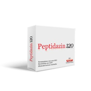 PEPTIDAZIN 120 SERAPEPTAZA KAPSULE SA PROTUUPALNIM DJELOVANJEM A10