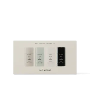 SALT & STONE MINI DEO SET 4X28G