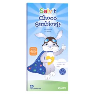 SALVIT CHOCO SIMBIOVIT ZA ZDRAVLJE PROBAVNOG TRAKTA ZA DJECU 20 MEDVJEDIĆA