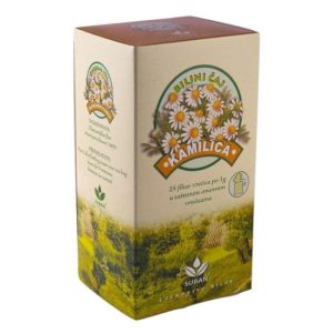 SUBAN ČAJ KAMILICA CVIJET FILTER VREĆICE A25