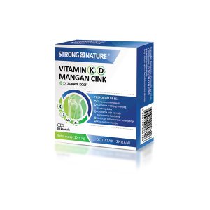STRONG NATURE VITAMIN K D MANGAN CINK ZA ZDRAVE KOSTI 30 KAPSULA