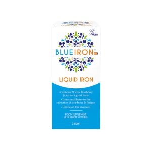 BLUE IRON FE ORALNI RASTVOR ŽELJEZO+BOROVNICA+VITAMINI 250ML