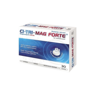 CI-TRI-MAG FORTE MAGNEZIJ+VITAMIN B6+D3 30 TABLETA