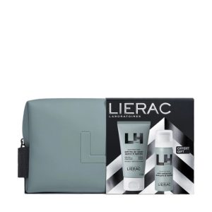 LIERAC HOMME PAKET BALZAM NAKON BRIJANJA 150ML+PJENA ZA BRIJANJE 150ML+TOALETNA TORBICA