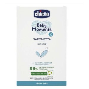 CHICCO BABY MOMENTS SAPUN ZA ČIŠĆENJE I HIDRATACIJU BEBINE KOŽE 100G