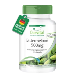 FAIRVITAL BITTERMELONE-GORKA DINJA 500MG +KROM ZA REGULACIJU ŠEĆERA U KRVI 120 KAPSULA