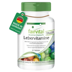 FAIRVITAL VITAMINI ZA ZDRAVLJE JETRE 60 TABLETA
