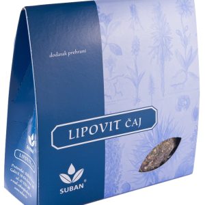 SUBAN ČAJ LIPOVIT ZA SNIŽAVANJE MASNOĆE U KRVI 80G