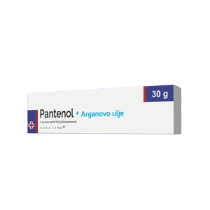 DUKAFARM PANTENOL+ARGANOVO ULJE KREMA ZA NJEGU KOŽE 30ML