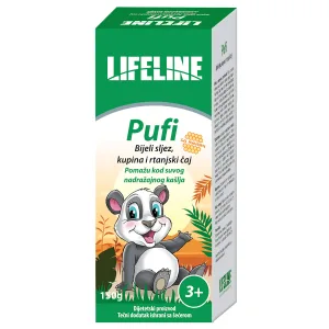 LIFELINE PUFY SIRUP NA BAZI SLJEZA ZA KAŠALJ I BOLNO GRLO 150ML
