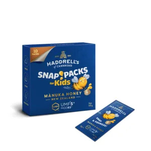 HADDRELLS MANUKA MED SNAP PACKS KIDS UMF5+ MGO 83+ PAKETIĆI 10×8G 80G