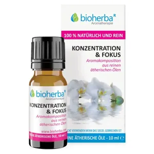 BIOHERBA ETERIČNO ULJE ČEMPRES+RUŽMARIN -KONCENTRACIJA+FOKUS 10ML