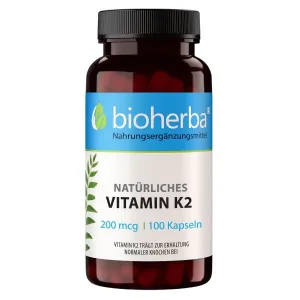 BIOHERBA NATURAL VITAMIN K2 200MCG ZA ZDRAVE KOSTI 100 KAPSULA