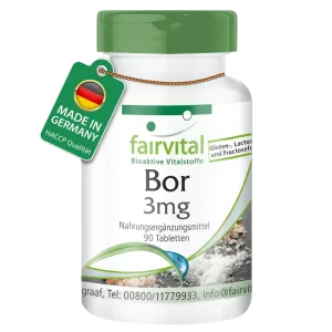 FAIRVITAL BOR 3MG TABLETE ZA ZDRAVE KOSTI A90